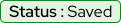 The Saved status tag